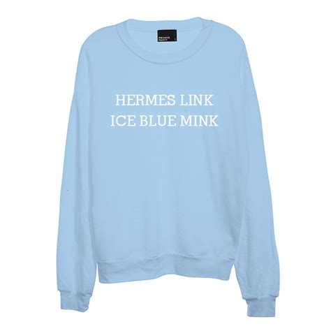 what does hermes link ice blue mink mean|hermes link drake.